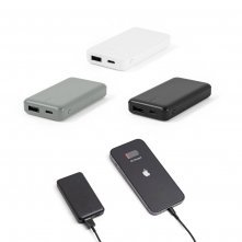SHERYL. Bateria port&aacute;til em ABS 100% reciclado (4.000 mAh)