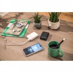 LEAKEY 10. Bateria port&aacute;ti em ABS 100% reciclado (10.000 mAh)