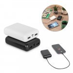 LEAKEY 10. Bateria port&aacute;ti em ABS 100% reciclado (10.000 mAh)