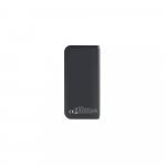 BECKER 10. Bateria port&aacute;til com carregador por indu&ccedil;&atilde;o super-r&aacute;pido (10.000 mAh), em ABS 100% reciclado - Preto