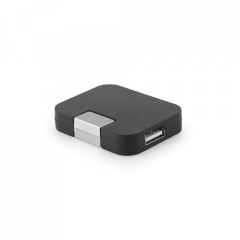 JANNES. Hub USB 2.0 com 4 portas - Preto