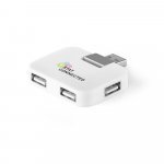 JANNES. Hub USB 2.0 com 4 portas - Branco