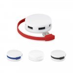 GARDNER. Hub USB 2.0 em ABS com 4 portas