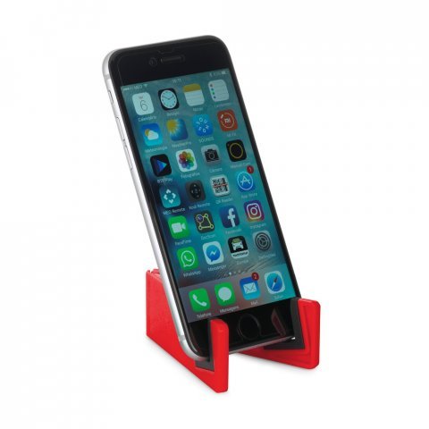 HOOKE. Porta celular em ABS e TPR - Vermelho