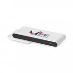 GAGARIN. Bateria port&aacute;til em ABS com ventosas na base 4.000 mAh - Branco