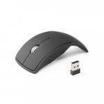 ALENCAR. Mouse wireless dobr&aacute;vel 2.4G. em ABS - Preto