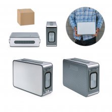 JOUNCER. Caixa de som com microfone e autonomia de 7h (5.200 mAh), em ABS 100% reciclado