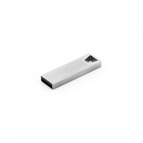 PENROSE 16GB. Pen drive com mem&oacute;ria COB - Cromado satinado