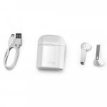 KANDEL. Fones de ouvido wireless com autonomia de 6h em ABS - Branco