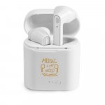 KANDEL. Fones de ouvido wireless com autonomia de 6h em ABS - Branco