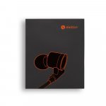 VIBRATION. Fones de ouvido em metal e ABS - Cromado