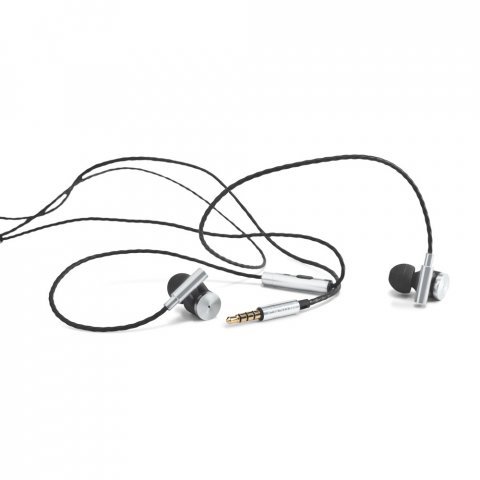 VIBRATION. Fones de ouvido em metal e ABS - Cromado