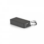 BARIUM 4.0. Bateria port&aacute;til em ABS e bateria em l&iacute;tio 4.000 mAh - Preto