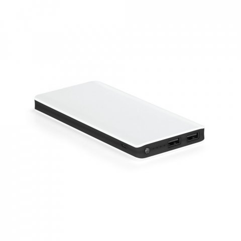 LUMINA X. Bateria port&aacute;til com LED em ABS (10.000 mAh) - Preto