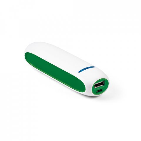 BOOLE 1.5. Bateria port&aacute;til em ABS (1.500 mAh) - Verde