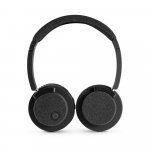 BEATDRUM. Fones de ouvido sem fios com autonomia de 16h, em ABS e tecido - Cinza escuro