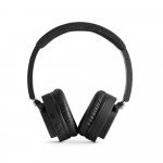 BEATDRUM. Fones de ouvido sem fios com autonomia de 16h, em ABS e tecido - Cinza escuro