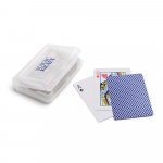 JOHAN. Baralho de 54 cartas em papel plastificado - Azul