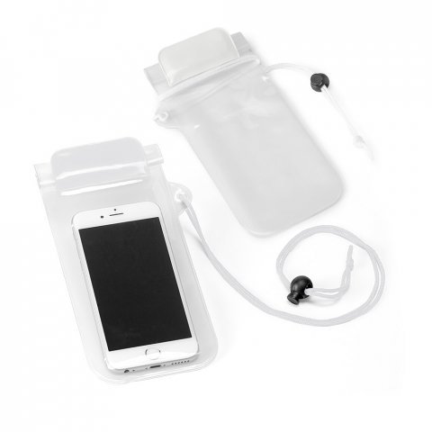 EGEU. Bolsa para celular em PVC resistente &agrave; &aacute;gua