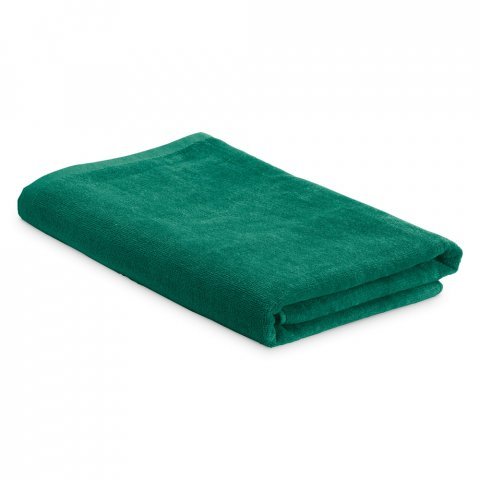 SARDEGNA. Toalha de praia em veludo de algod&atilde;o (320 g/m&sup2;) - Verde