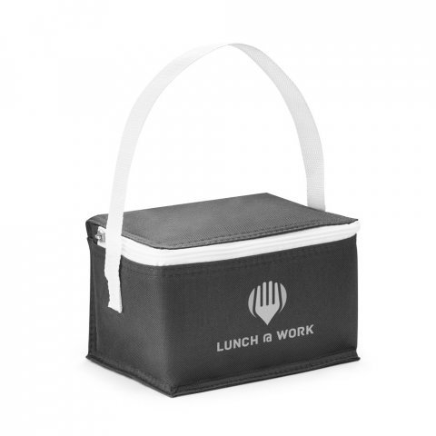 JEDDAH. Cooler. Bolsa t&eacute;rmica em 600D 3 L - Preto