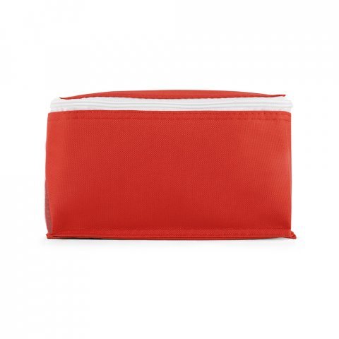 JEDDAH. Cooler. Bolsa t&eacute;rmica em 600D 3 L - Vermelho
