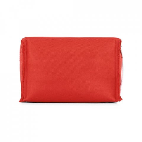 JEDDAH. Cooler. Bolsa t&eacute;rmica em 600D 3 L - Vermelho