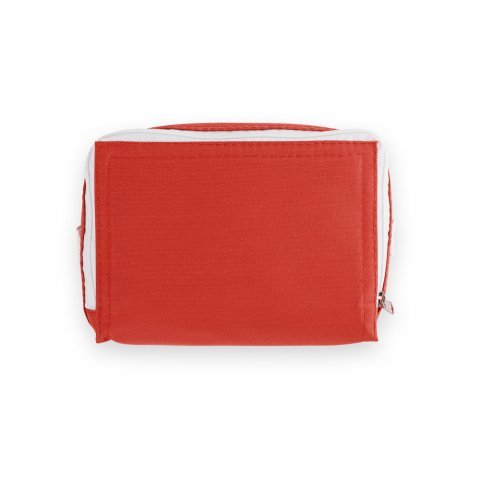 JEDDAH. Cooler. Bolsa t&eacute;rmica em 600D 3 L - Vermelho
