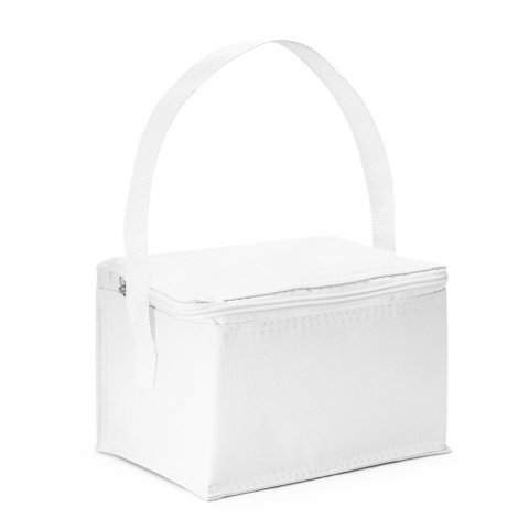 JEDDAH. Cooler. Bolsa t&eacute;rmica em 600D 3 L - Branco