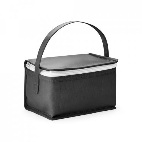 IZMIR. Cooler. Bolsa t&eacute;rmica em non-woven (80 g/m&sup2;) 3 L - Preto