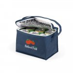 IZMIR. Cooler. Bolsa t&eacute;rmica em non-woven (80 g/m&sup2;) 3 L - Azul