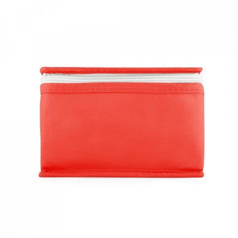 IZMIR. Cooler. Bolsa t&eacute;rmica em non-woven (80 g/m&sup2;) 3 L - Vermelho