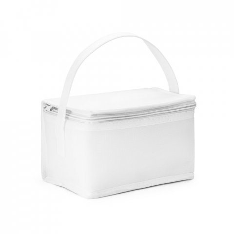 IZMIR. Cooler. Bolsa t&eacute;rmica em non-woven (80 g/m&sup2;) 3 L - Branco