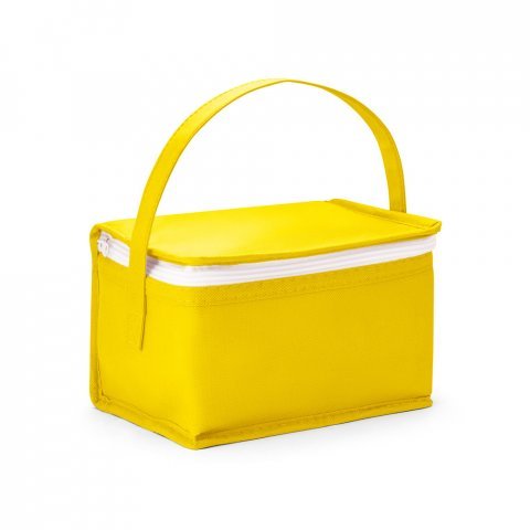 IZMIR. Cooler. Bolsa t&eacute;rmica em non-woven (80 g/m&sup2;) 3 L - Amarelo