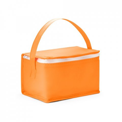 IZMIR. Cooler. Bolsa t&eacute;rmica em non-woven (80 g/m&sup2;) 3 L - Laranja