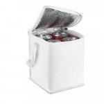 MEDAN. Cooler. Bolsa t&eacute;rmica em 600D 4 L - Branco