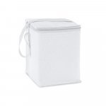 MEDAN. Cooler. Bolsa t&eacute;rmica em 600D 4 L - Branco