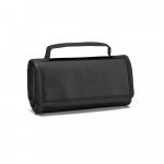 OSAKA. Cooler. Bolsa t&eacute;rmica dobr&aacute;vel em non-woven (80 g/m&sup2;) com fecho aderente 3 L - Preto