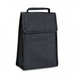 OSAKA. Cooler. Bolsa t&eacute;rmica dobr&aacute;vel em non-woven (80 g/m&sup2;) com fecho aderente 3 L - Preto