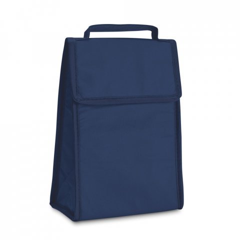 OSAKA. Cooler. Bolsa t&eacute;rmica dobr&aacute;vel em non-woven (80 g/m&sup2;) com fecho aderente 3 L - Azul