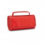 OSAKA. Cooler. Bolsa t&eacute;rmica dobr&aacute;vel em non-woven (80 g/m&sup2;) com fecho aderente 3 L - Vermelho
