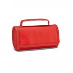 OSAKA. Cooler. Bolsa t&eacute;rmica dobr&aacute;vel em non-woven (80 g/m&sup2;) com fecho aderente 3 L - Vermelho