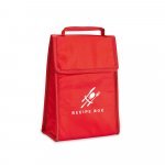 OSAKA. Cooler. Bolsa t&eacute;rmica dobr&aacute;vel em non-woven (80 g/m&sup2;) com fecho aderente 3 L - Vermelho