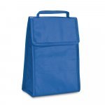 OSAKA. Cooler. Bolsa t&eacute;rmica dobr&aacute;vel em non-woven (80 g/m&sup2;) com fecho aderente 3 L - Azul royal