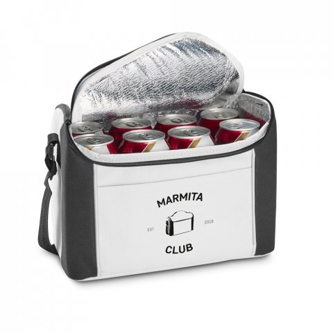 LUTON. Cooler. Bolsa t&eacute;rmica em 600D 8 L - Preto