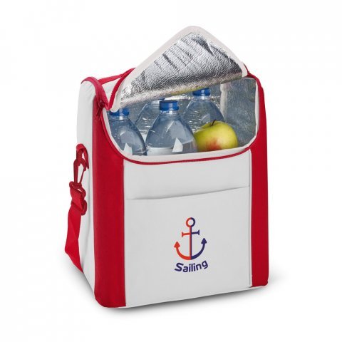 MELVILLE. Cooler. Bolsa t&eacute;rmica em 600D 18 L - Vermelho