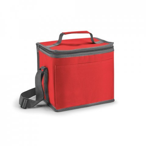 SINGAPORE. Cooler. Bolsa t&eacute;rmica em 600D 9 L - Vermelho