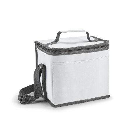 SINGAPORE. Cooler. Bolsa t&eacute;rmica em 600D 9 L - Branco