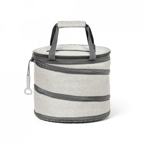 COAST. Cooler. Sacola t&eacute;rmica flex&iacute;vel 13 L em 600D - Branco pastel