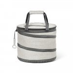 COAST. Cooler. Sacola t&eacute;rmica flex&iacute;vel 13 L em 600D - Branco pastel